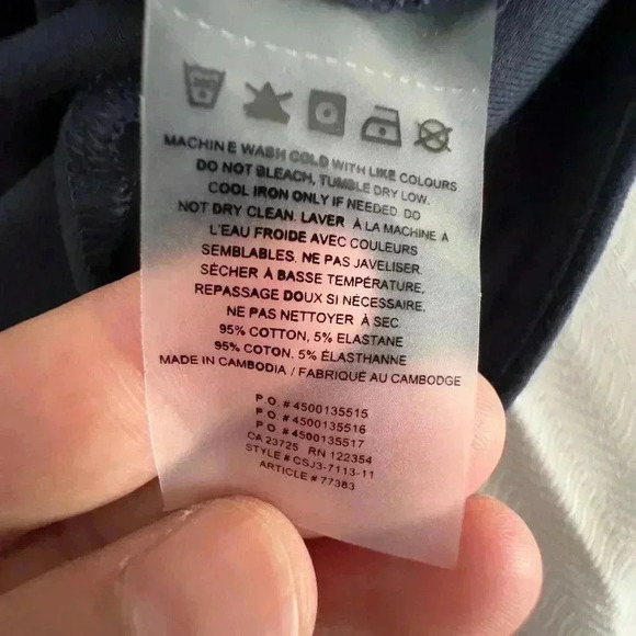 Aritzia Tna Chill Malibu Skirt Stretch-Jersey Ruched Bodycon Mini Skirt Navy W M - Picture 6 of 9